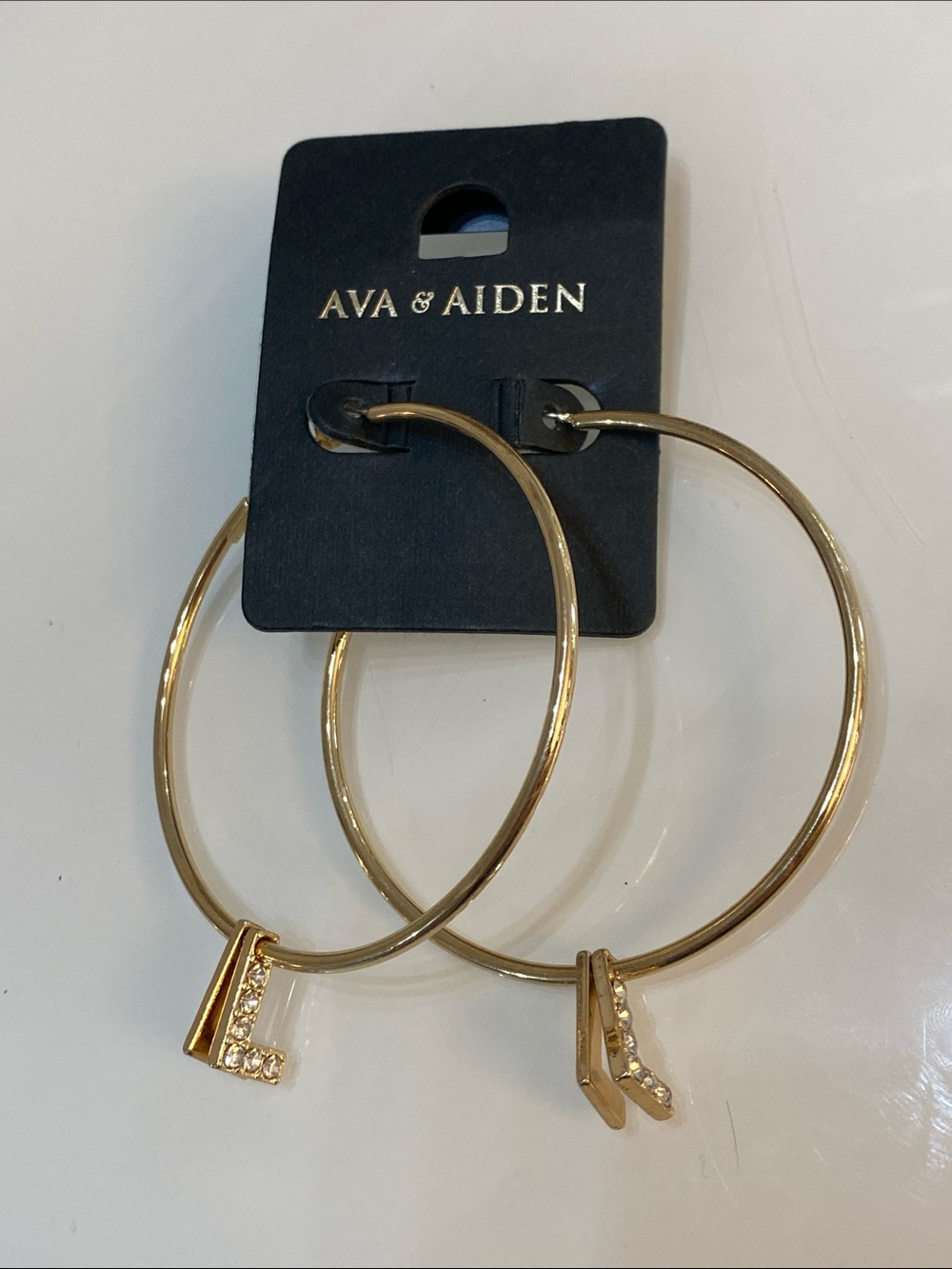 Ava and Aiden hoop earrings